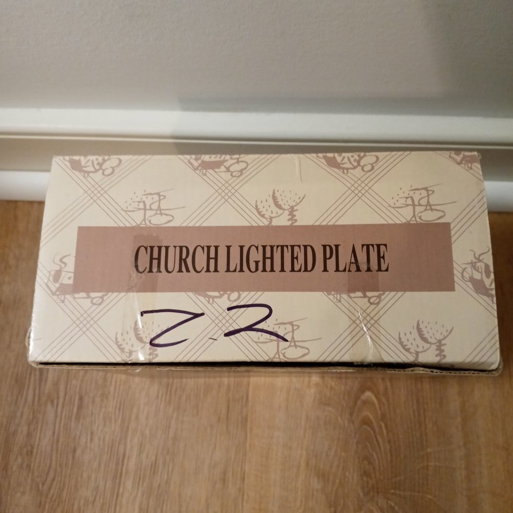 Decorative Church Lighted Plate - Picture 3 of 10
